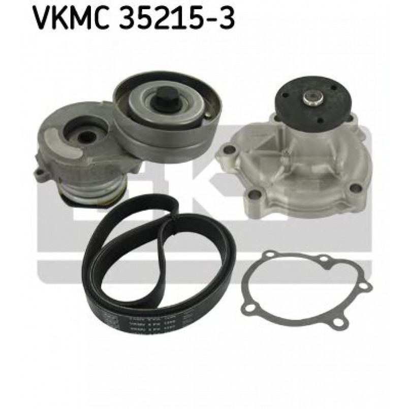 VKMC 35215-3 SKF - Насос охолоджуючої рідини + комплект зубчатого ремня